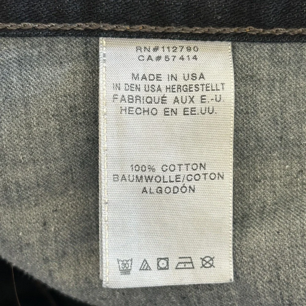True Religion Billy Relaxed Bootcut‎ Jeans Mens 44x34 Blue Dark Wash Denim